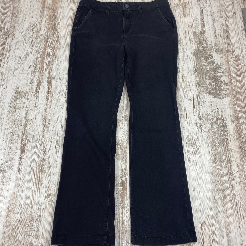 Aeropostale Womens Black Stretch Work Chino Pants Straight Leg Size 10R